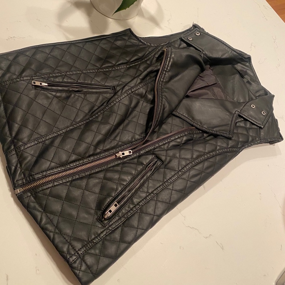 Leather (faux) Vest